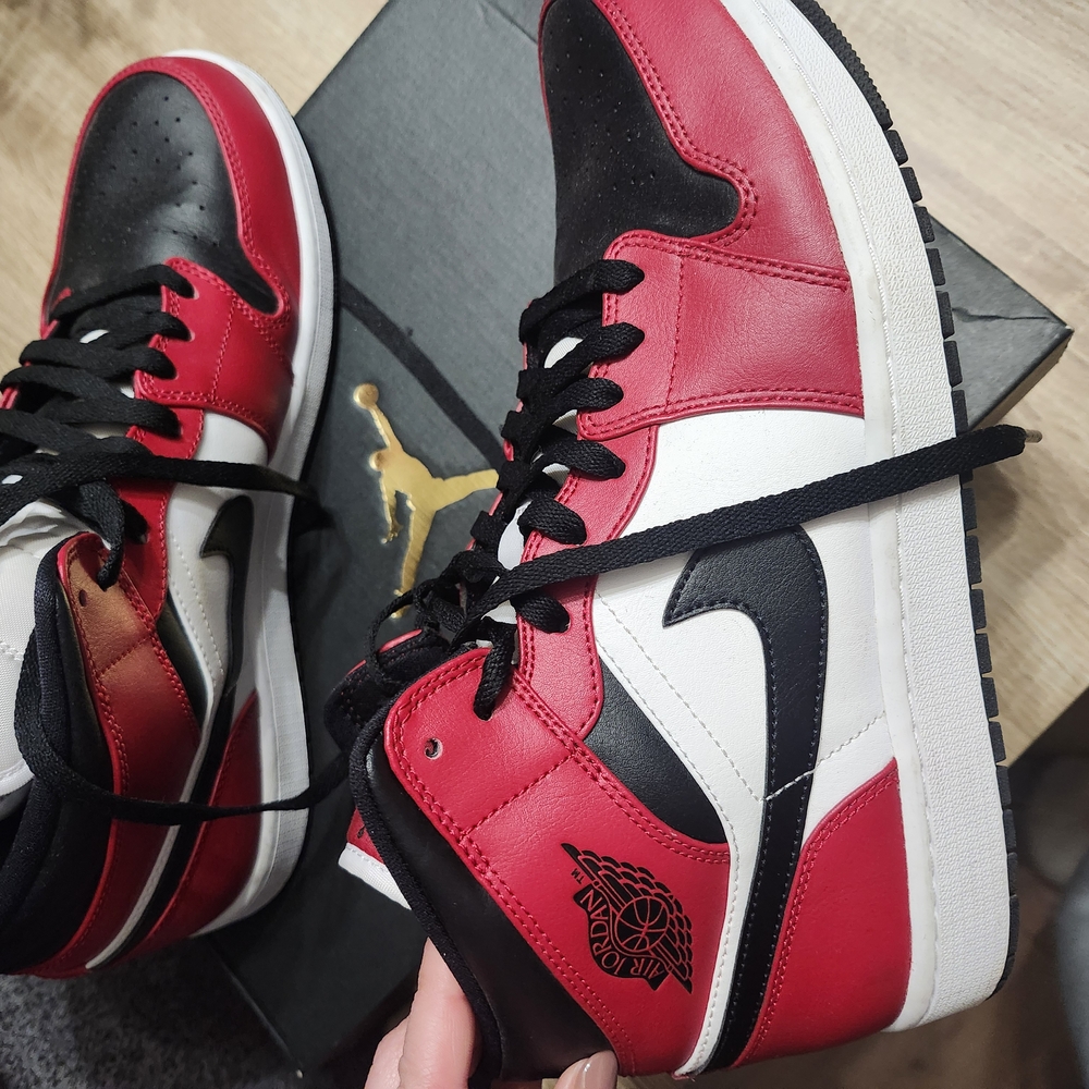 Nike Red and Black Sneakers